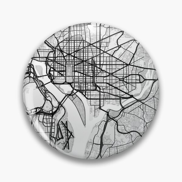 Item preview, Washington D.C. Street Map designed and sold by feether-store.