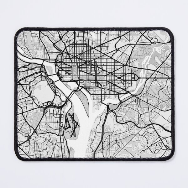 Item preview, Washington D.C. Street Map designed and sold by feether-store.
