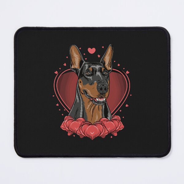 Item preview, Doberman Love on Valentine's Day designed and sold by VoyteksDesigns.
