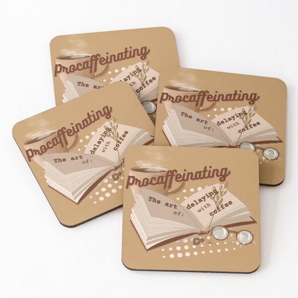 Item preview, Procaffeinating The Art Of Delaying With Coffee - Caffeinated  designed and sold by abeautifulife.