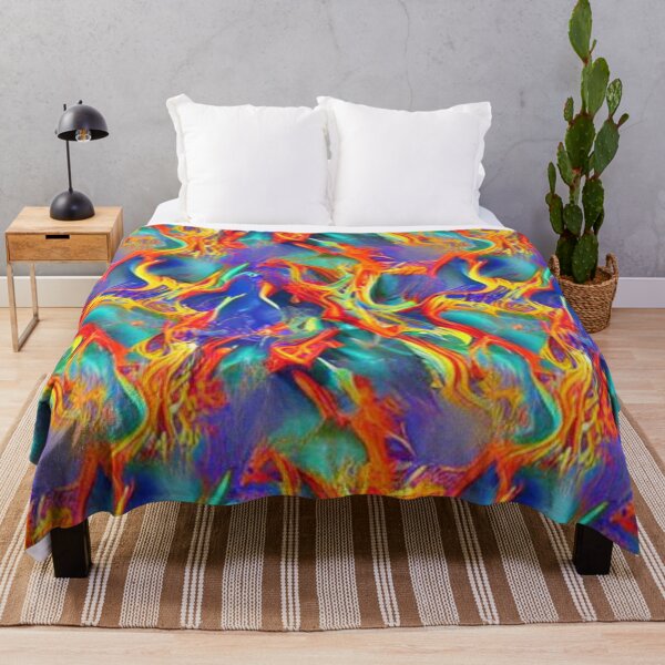 Item preview, Abstract Colorful Flames Pattern designed and sold by calibrit.