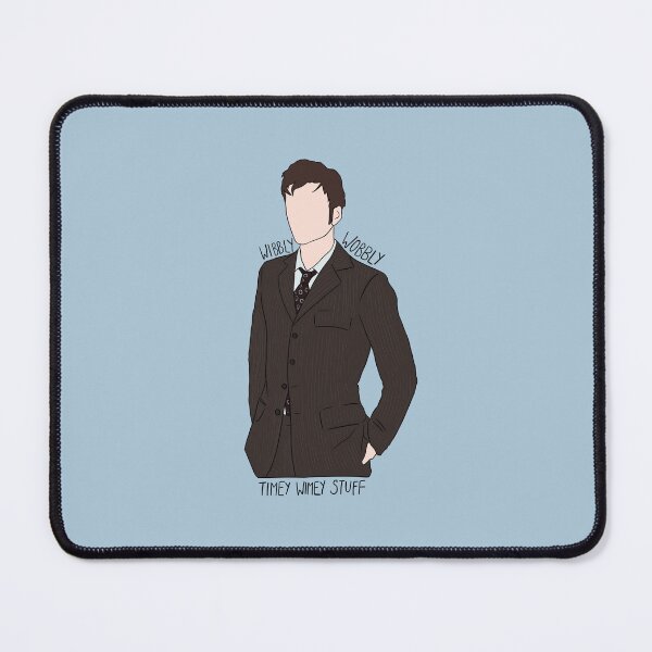 Item preview, "Wibbly Wobbly Timey Wimey Stuff" Tenth Doctor Quote Print Design  designed and sold by abldesign.