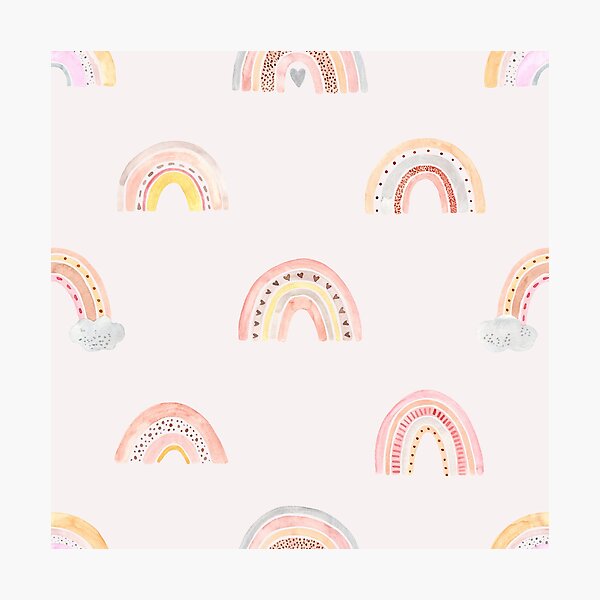 Item preview, Pastel rainbow 1 designed and sold by PrintMogul.