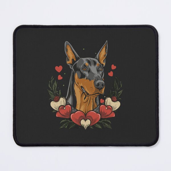 Item preview, Doberman Love on Valentine's Day designed and sold by VoyteksDesigns.