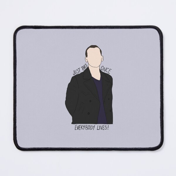 Item preview, "Just This Once, Everybody Lives!" Ninth Doctor Quote Print Design  designed and sold by abldesign.