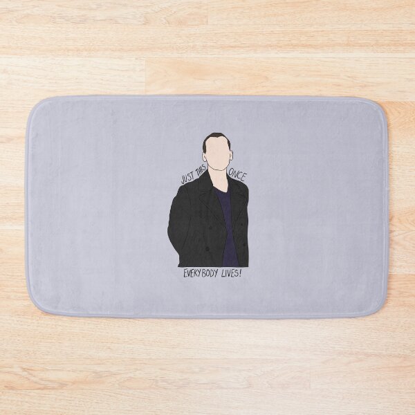 Item preview, "Just This Once, Everybody Lives!" Ninth Doctor Quote Print Design  designed and sold by abldesign.