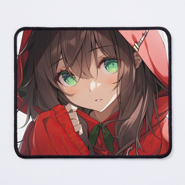 Item preview, Cute anime girl with hood designed and sold by PawPrintsCo.
