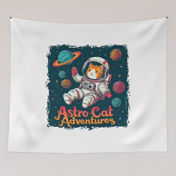 Item preview, Cosmic Cat: Yarn Ball Odyssey designed and sold by Moisky Patterns.