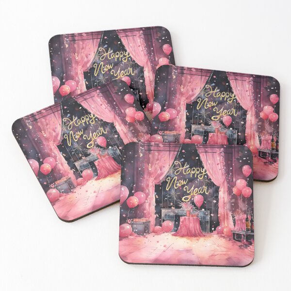 Item preview, Happy New Year Pink 04 designed and sold by Cilea Sabie.