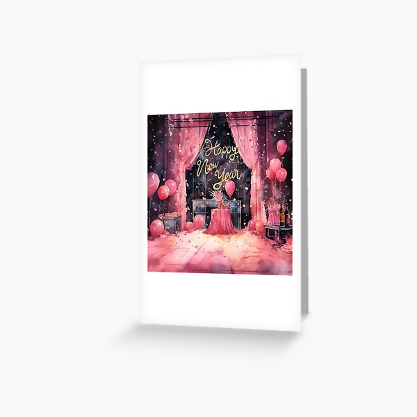 Item preview, Happy New Year Pink 04 designed and sold by Vamamoi Créations.