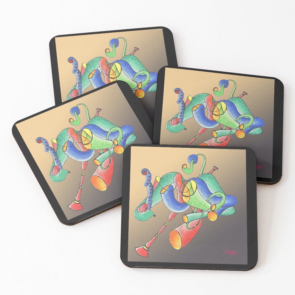Item preview, Coasters (Set of 4) designed and sold by Engybillstrom.