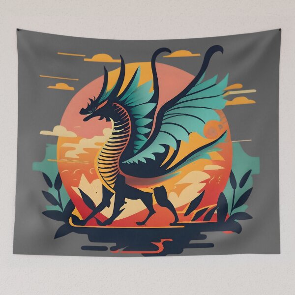 Item preview,  Dragon Stance Vibrant Logo designed and sold by DragonRealms.