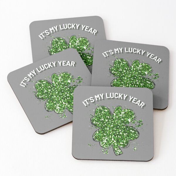 Item preview, Its my lucky year, 4 leaf clover, 2024 designed and sold by Cerulean-Shop.