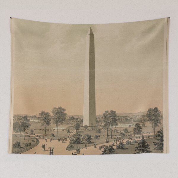 Item preview, Vintage Washington Monument Illustration (1886) designed and sold by BravuraMedia.