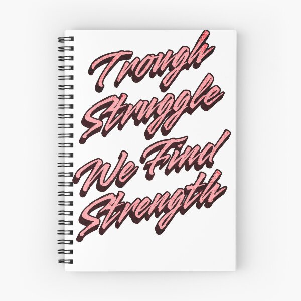 Item preview, Through Struggle pink designed and sold by LosMana.