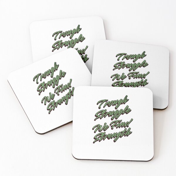 Item preview, Through Struggle green designed and sold by LosMana.