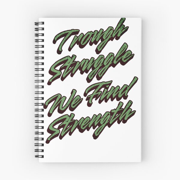 Item preview, Through Struggle green designed and sold by LosMana.