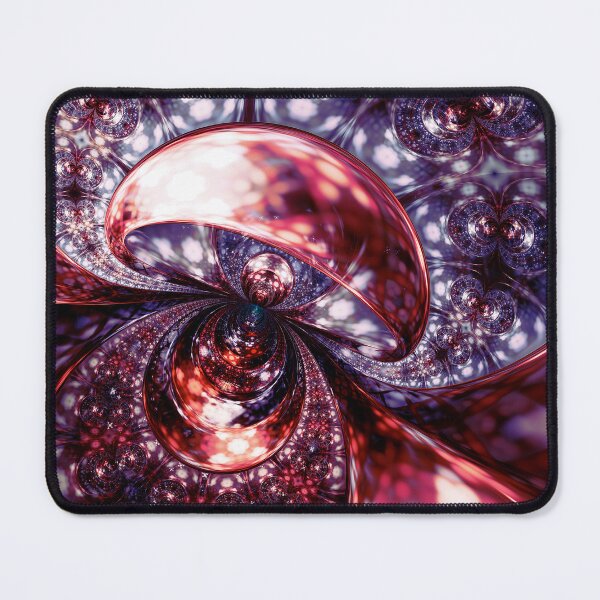Item preview, Winter Mushy—Detailed Mushroom Fractal, Abstract Art, Winter, Holiday, Solstice, Natural Symmetry, Vivid, Bright, Deep Color, Expressive, Math in Nature, Math Art designed and sold by technochroma.