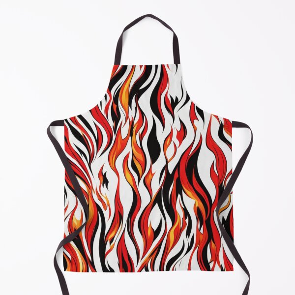Item preview, Abstract Red and Black Flames Pattern designed and sold by calibrit.