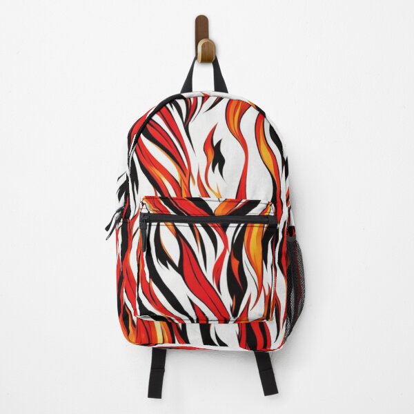 Item preview, Abstract Red and Black Flames Pattern designed and sold by calibrit.