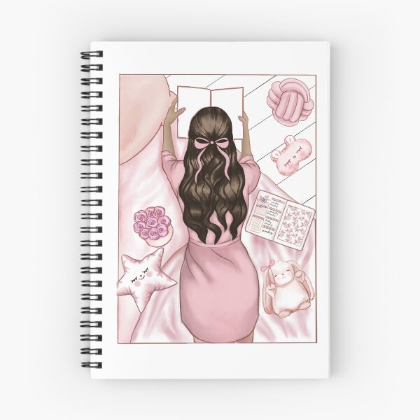 Item preview, Pink Reading Girl 6 designed and sold by PrintMogul.