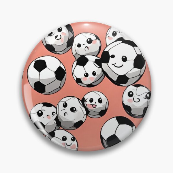 Item preview, Kawaii Soccer Ball Aesthetic designed and sold by IsntThatNiche.