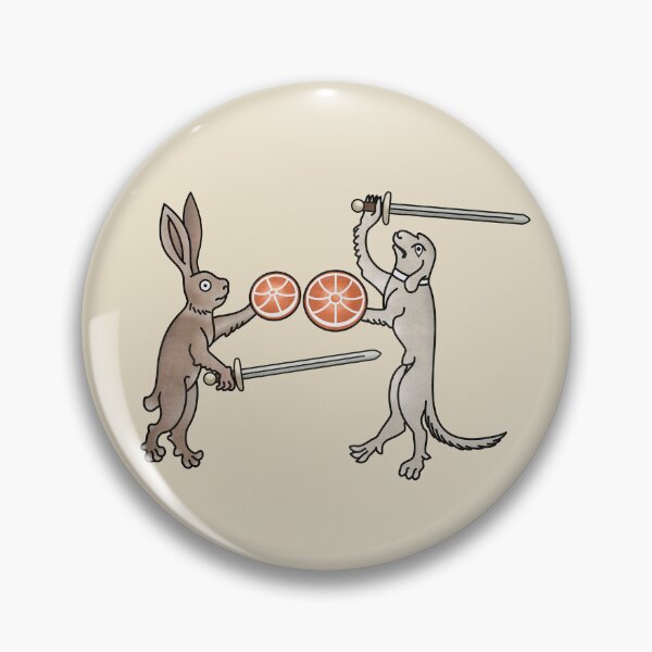 Item preview, Marginalia Medieval Conejo contra Perro designed and sold by MargiKnights.