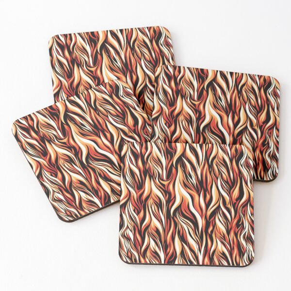 Item preview, Abstract Orange and Red Flames Pattern designed and sold by calibrit.