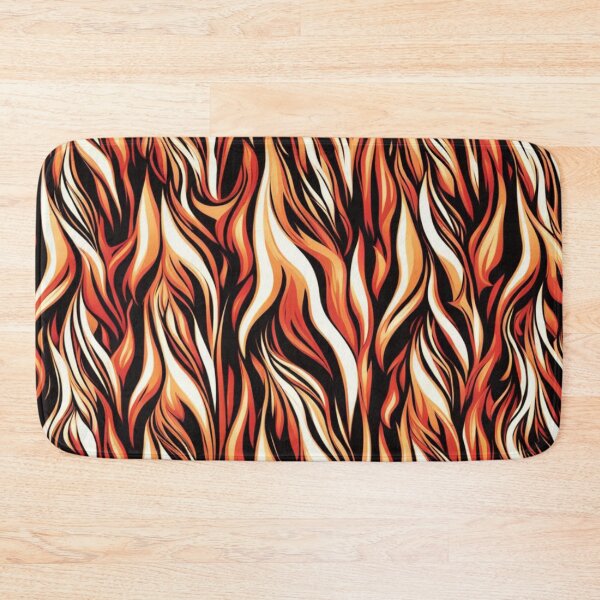 Item preview, Abstract Orange and Red Flames Pattern designed and sold by calibrit.