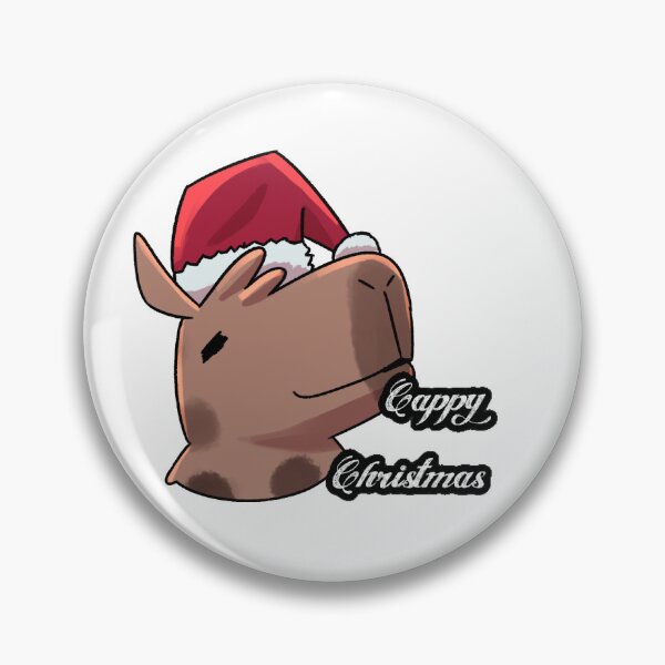 Item preview, Cute Christmas Capybara Sticker - Spread Holiday Joy! designed and sold by thepapercat.