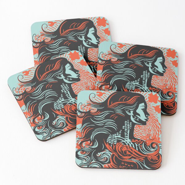 Item preview, Retro Mermaid designed and sold by Texterns.