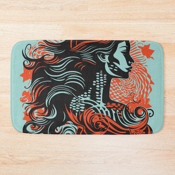 Item preview, Retro Mermaid designed and sold by Texterns.