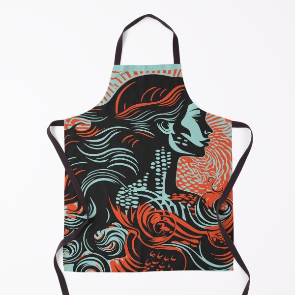 Item preview, Retro Mermaid designed and sold by Texterns.