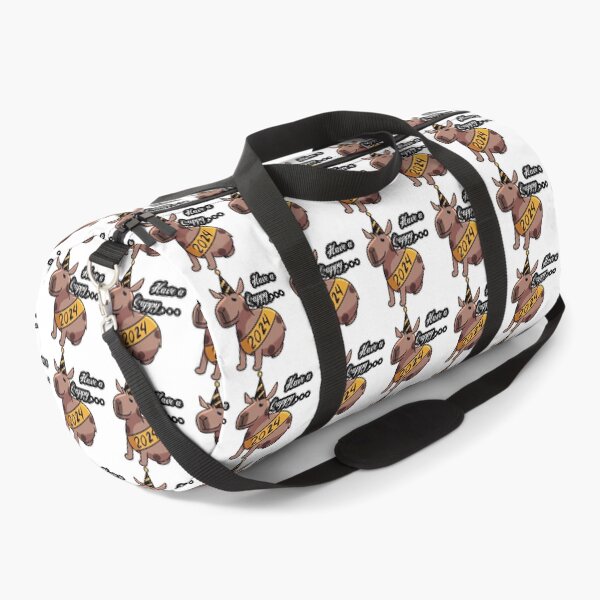 Item preview, Joyful New Year Capybara Sticker - Start the Celebration with Cuteness! designed and sold by thepapercat.
