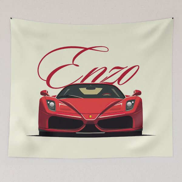 Item preview, Enzo exotic classic Ferrari with text designed and sold by blackdogshop.