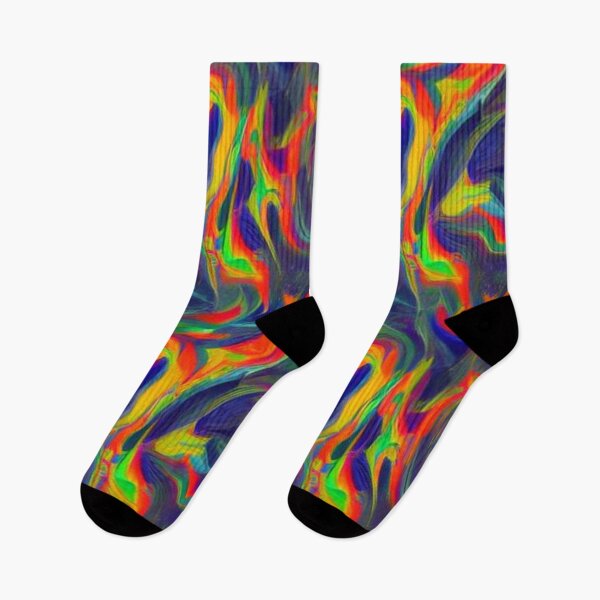 Item preview, Abstract Colorful Flames Pattern designed and sold by calibrit.