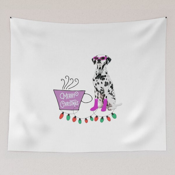 Item preview, Merry Christmas with a Festive 101 Dalmatian Dog designed and sold by GAGO5.