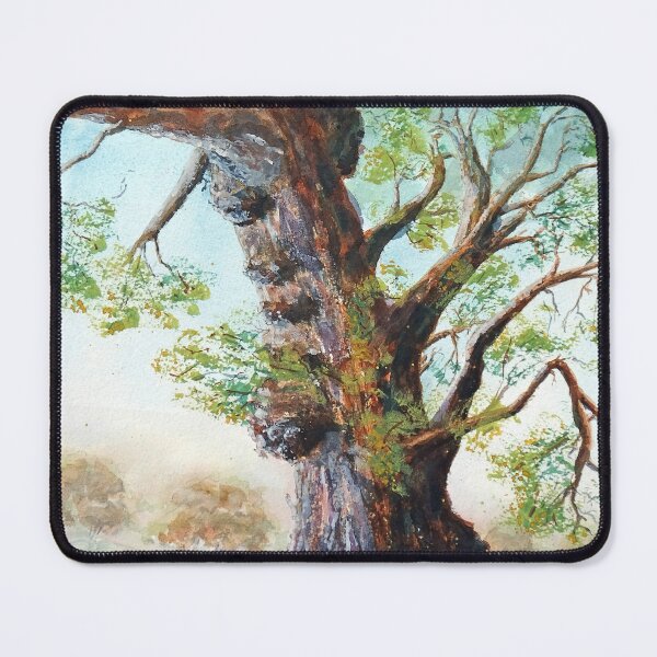 Item preview, Craggy Burled Gumtree - Watercolour designed and sold by Paul Gilbert.