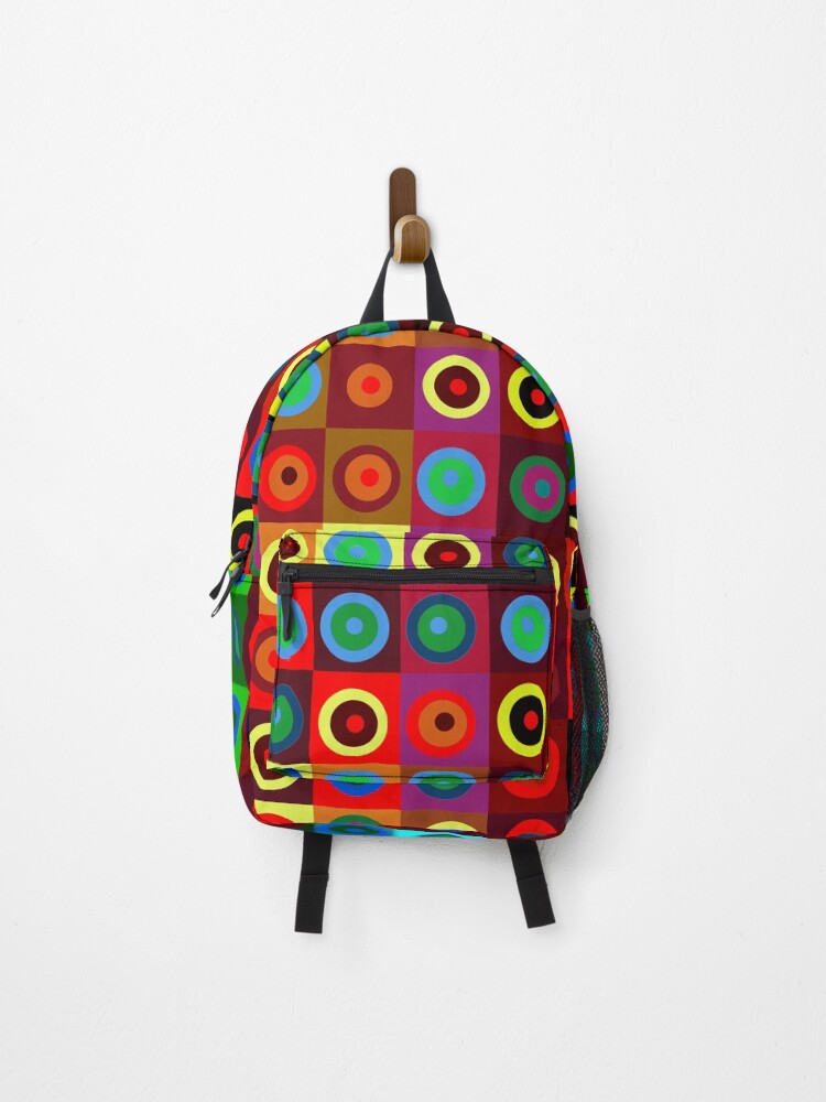 Thumbnail 1 of 3, Backpack, An Abstract Design Using Shapes and Colours  designed and sold by Hitchen.