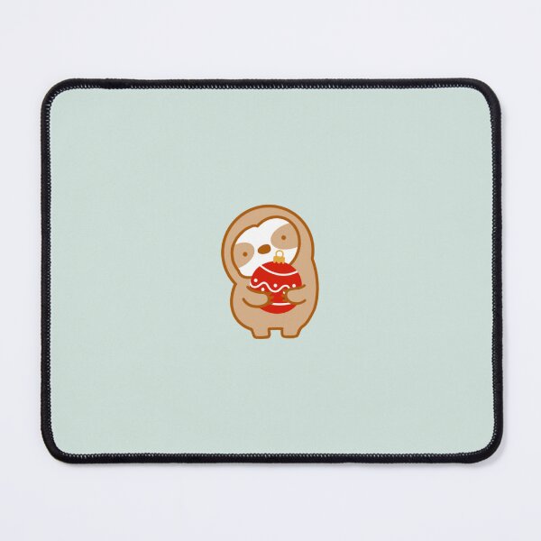 Item preview, Cute Christmas Red Ornament Sloth designed and sold by theslothinme.