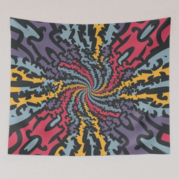 Item preview, Spiral Rainbow Lines Artwork designed and sold by Collision19.