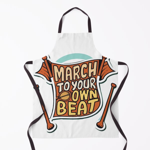 Item preview, March to Your Own Beat - Drumstick Parade Banner Illustration designed and sold by NiftyWrx.