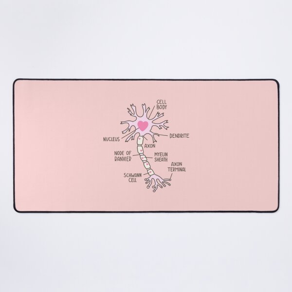 Item preview, Neuron Diagram Heart Pink Brown designed and sold by SofiaSava01.