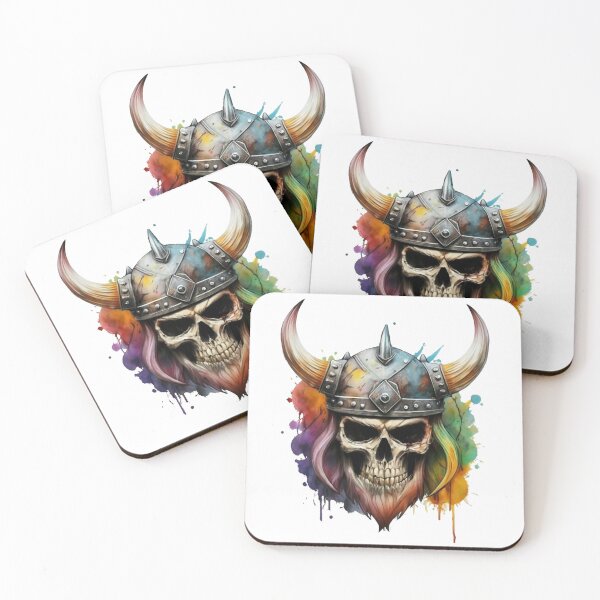 Item preview, Viking Skull, Horned Viking designed and sold by Krieghorn.