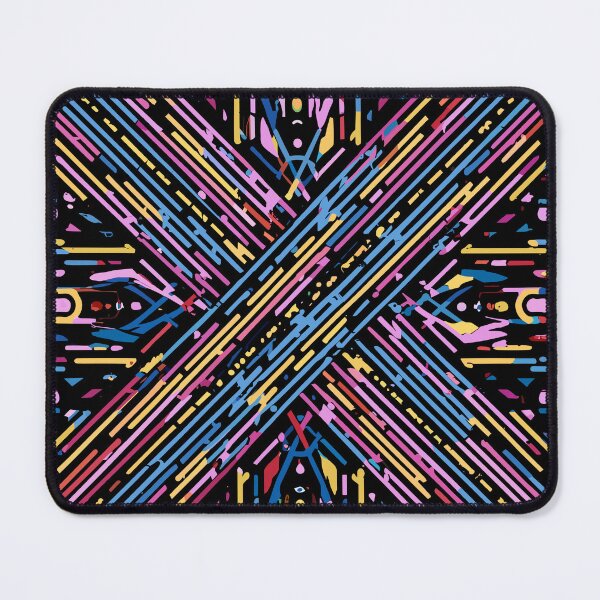 Item preview, Cyber Rainbow Lines Artwork designed and sold by Collision19.
