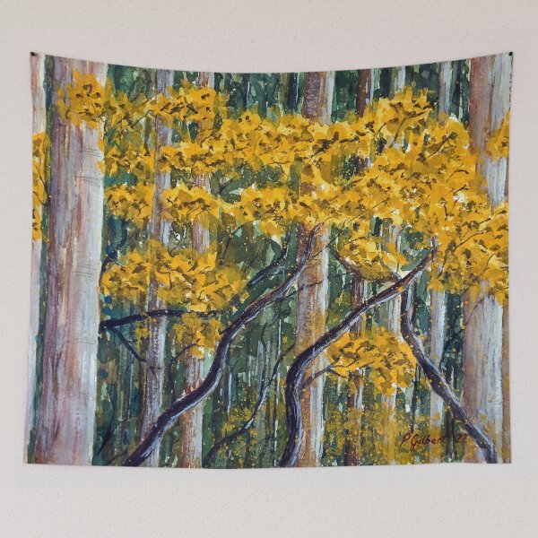 Item preview, Gumtrees and Wattles - Water Color designed and sold by Paul Gilbert.