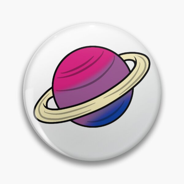 Item preview, Bi pride planet! designed and sold by Artist-in-space.