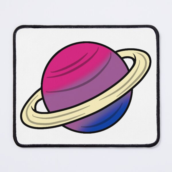 Item preview, Bi pride planet! designed and sold by Artist-in-space.