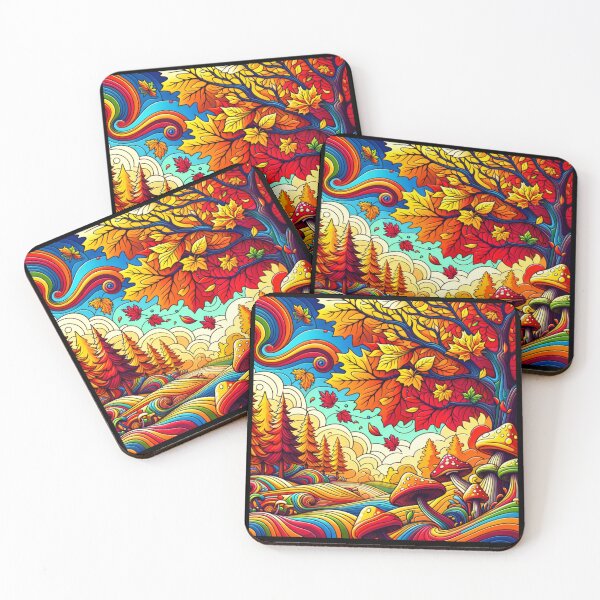 Artikelvorschau, Psychedelic Art Autumn entworfen und verkauft von ocorvo.