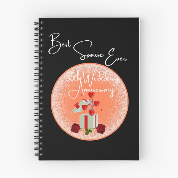 Item preview, Best Spouse Ever, 35th Wedding Anniversary in Traditional Anniversary Milestone Colors designed and sold by signshirtz.